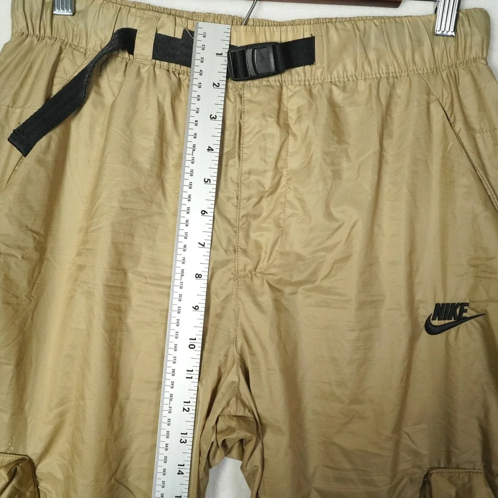 Nike Sportswear Woven Cargo Pants Khaki Tan FB7911-247 Mens Small Joggers